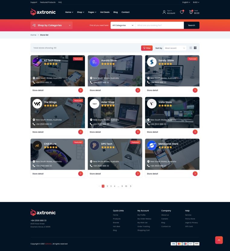 Axtronic WooCommerce